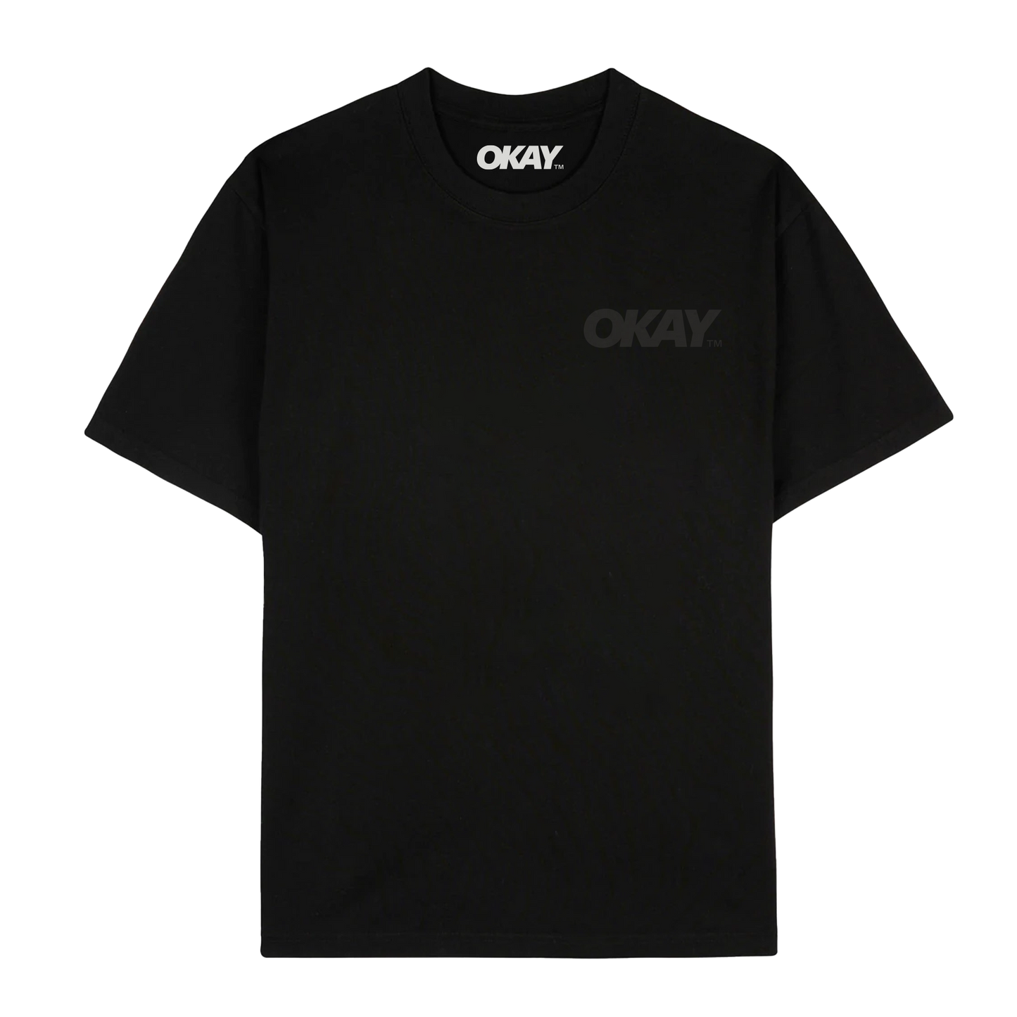 Okay Clothing Brand, Float, Black, T-Shirt