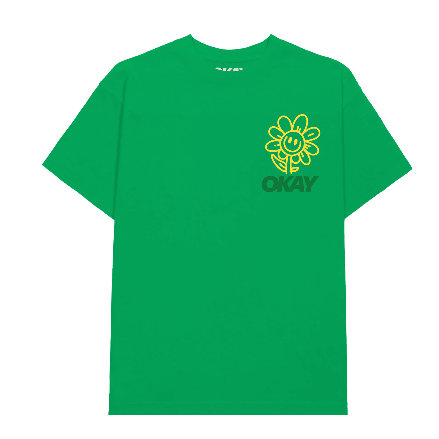Okay Clothing Brand, Joy, Kelly Green, T-Shirt