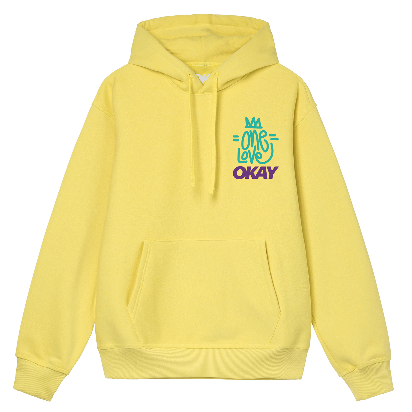 Okay Clothing Brand, One Love, Lemon, Hoodie