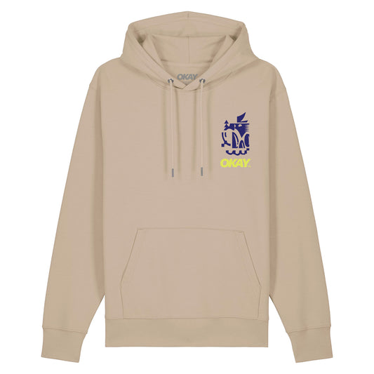 Sliced Hoodie Desert Dust