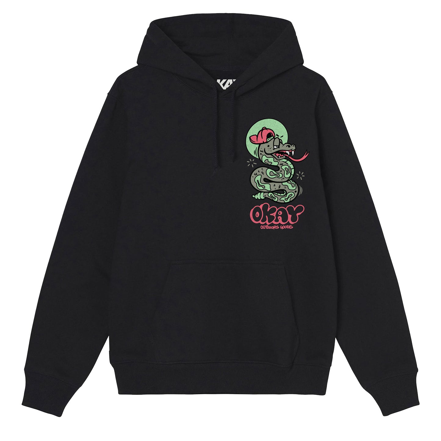 Snaked Hoodie Black