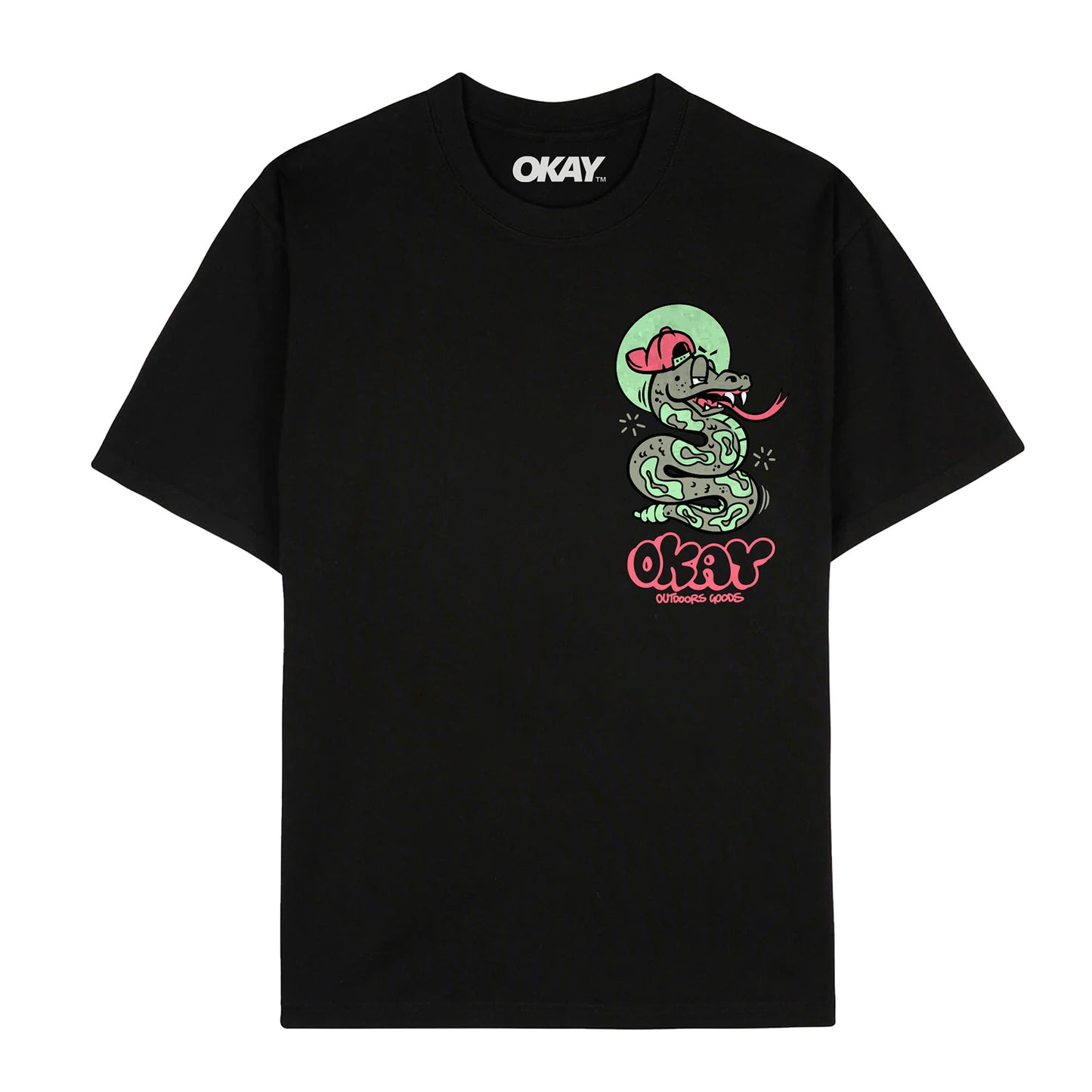 Snaked T-Shirt Black