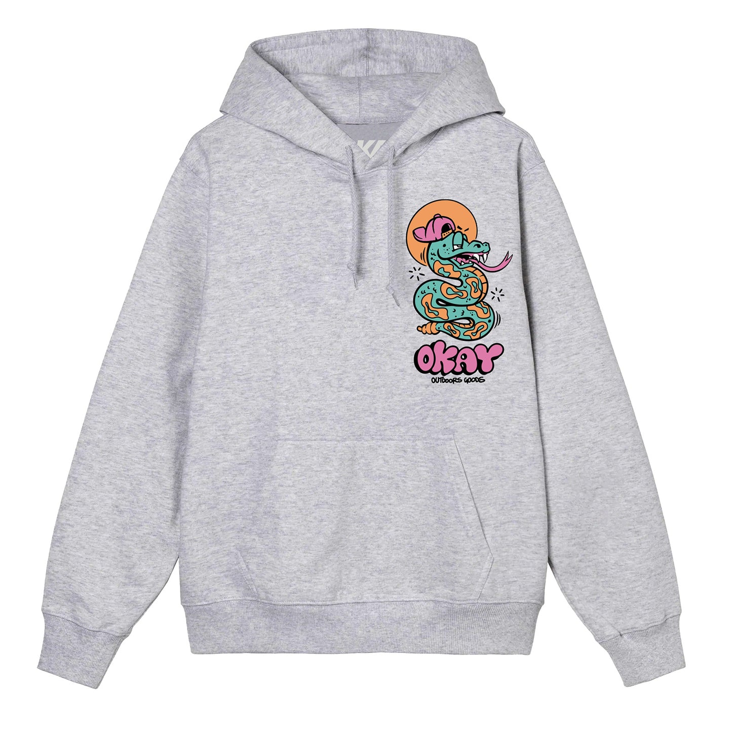 Snaked Hoodie Heather Grey
