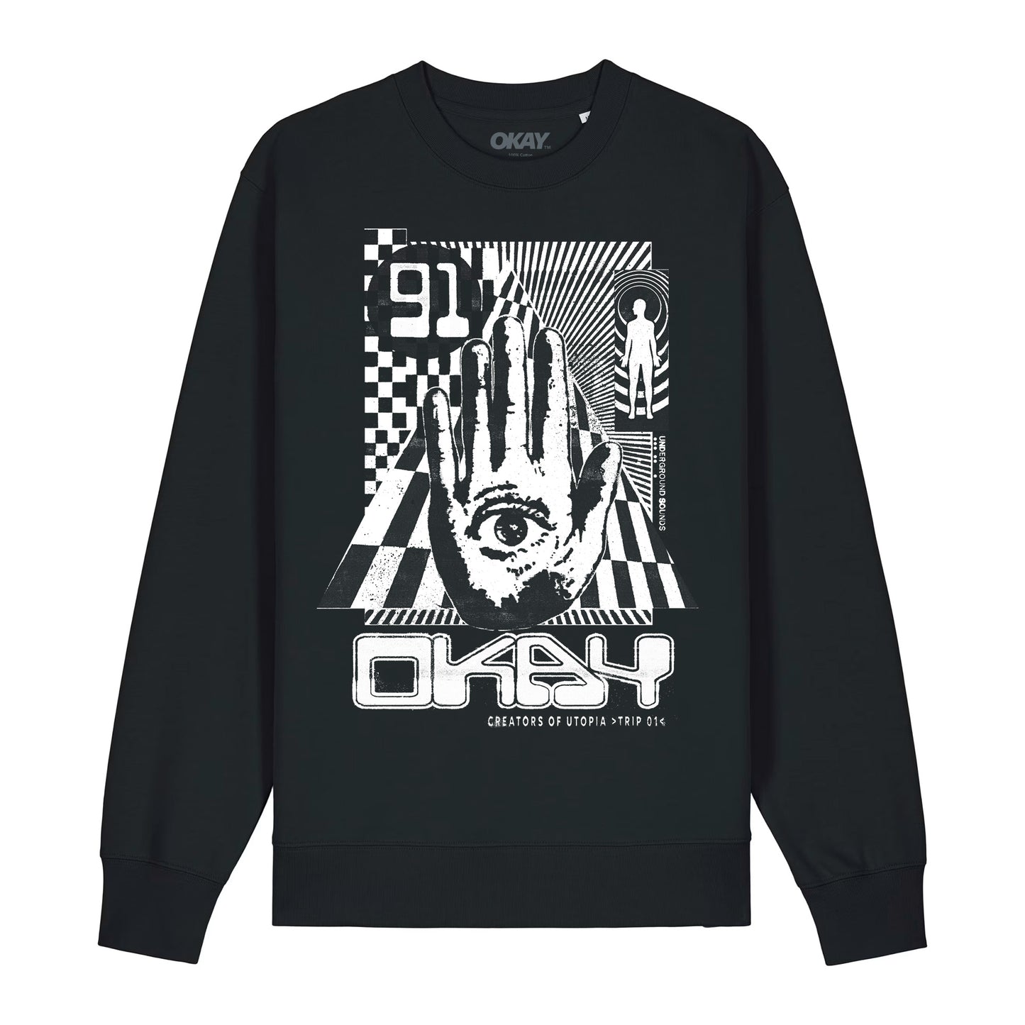 Utopia Sweatshirt Black