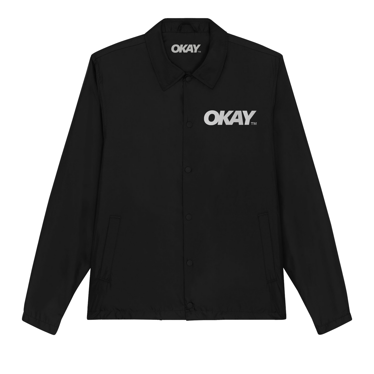 Skull Coach Jacket Black