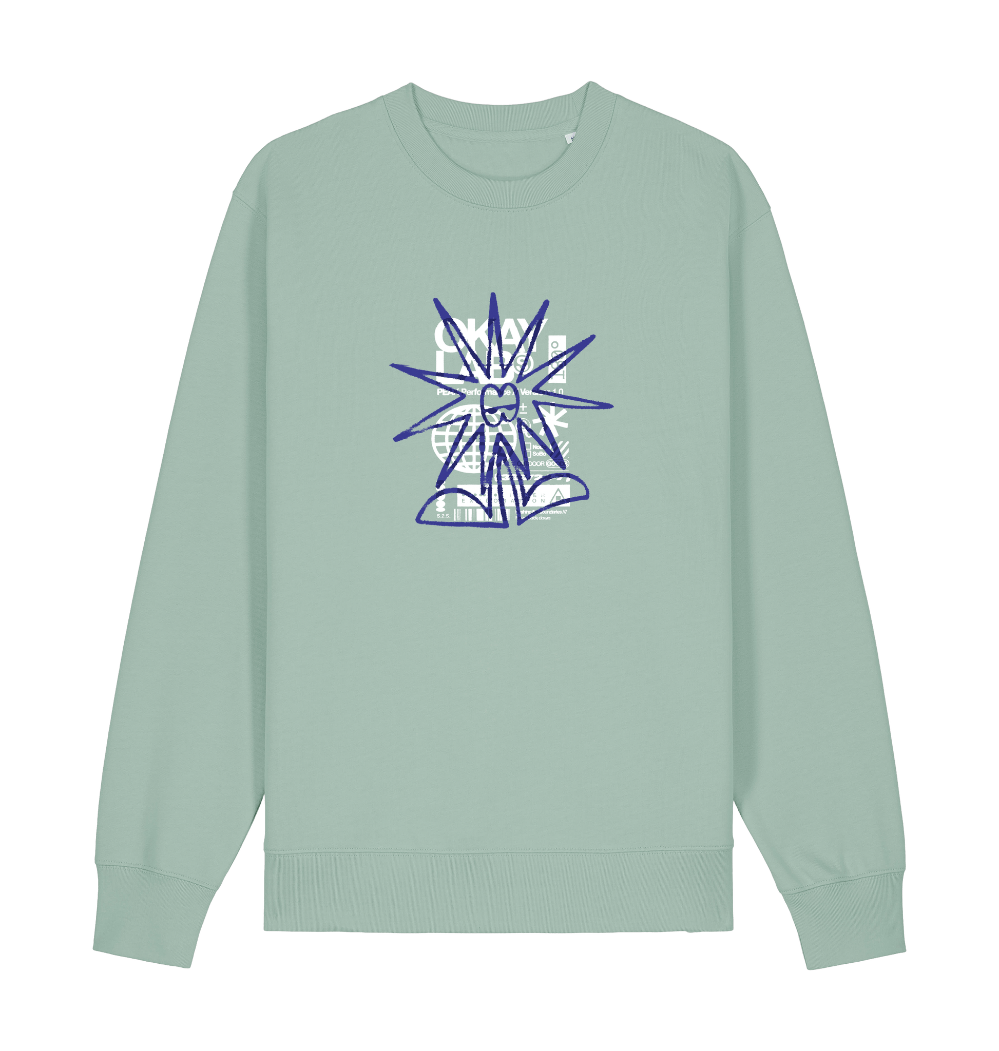 Aloe Printed Sweater Front