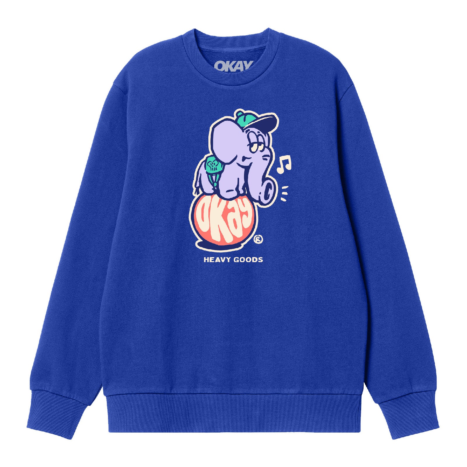 Okay Clothing Chaang Sweatshirt in Royal Blue 