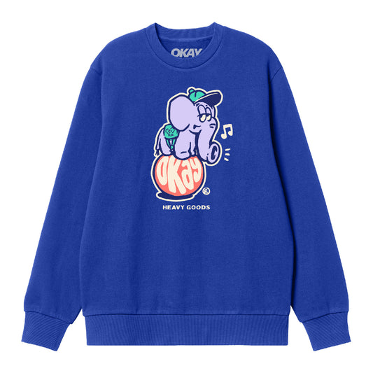 Okay Clothing Chaang Sweatshirt in Royal Blue 
