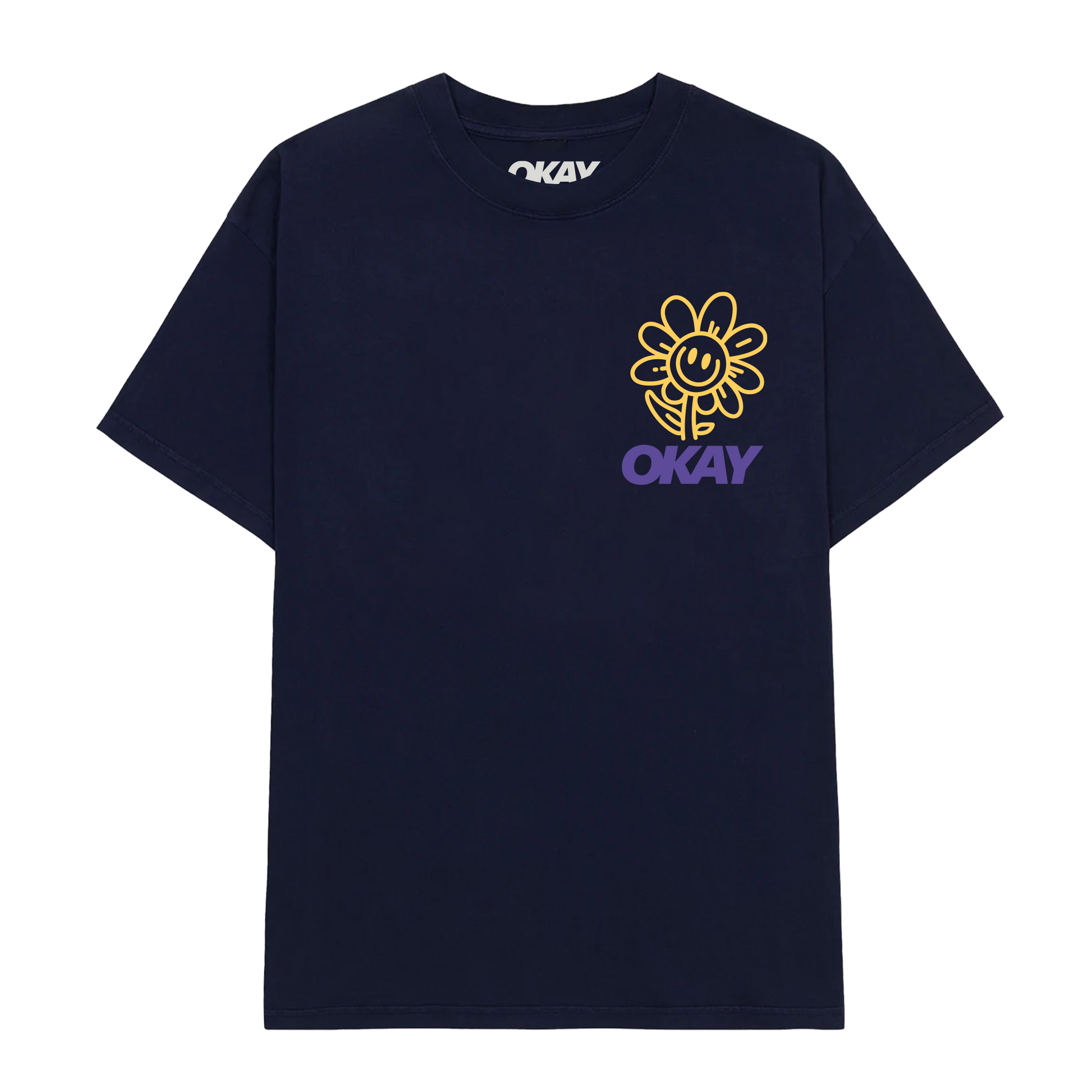 Okay Clothing Brand, Joy, Navy, T-Shirt