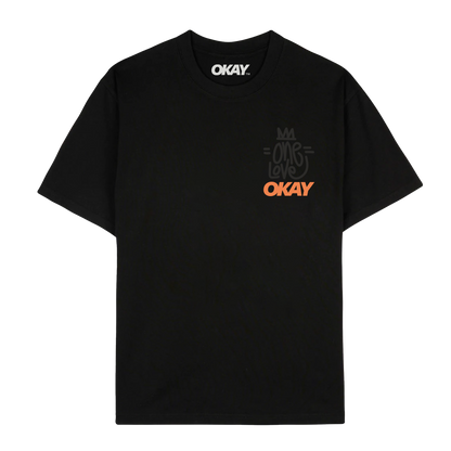 Okay Clothing Brand, One Love, Black, T-Shirt