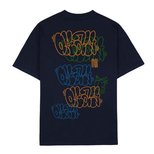 Overlay T-shirt Navy
