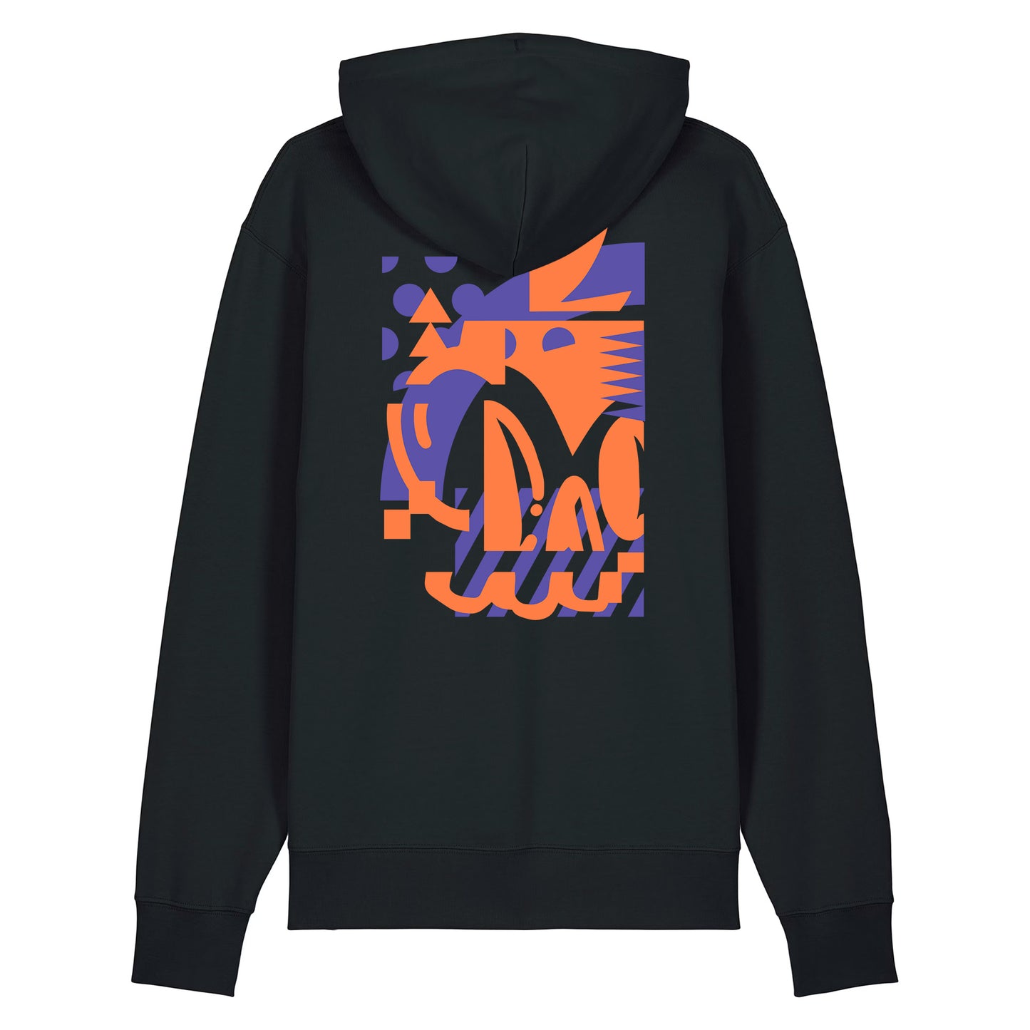 Sliced Hoodie Black