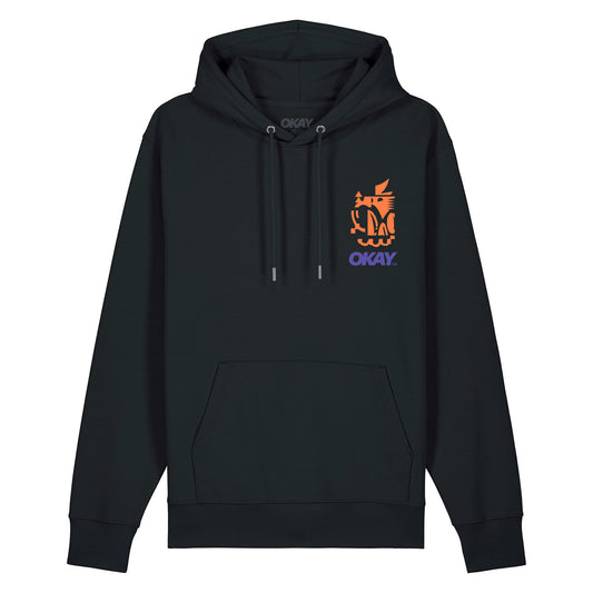 Sliced Hoodie Black