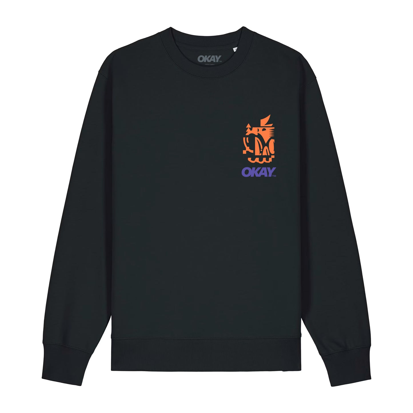 Sliced Sweatshirt Black
