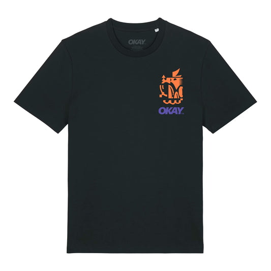 Sliced T-Shirt Black