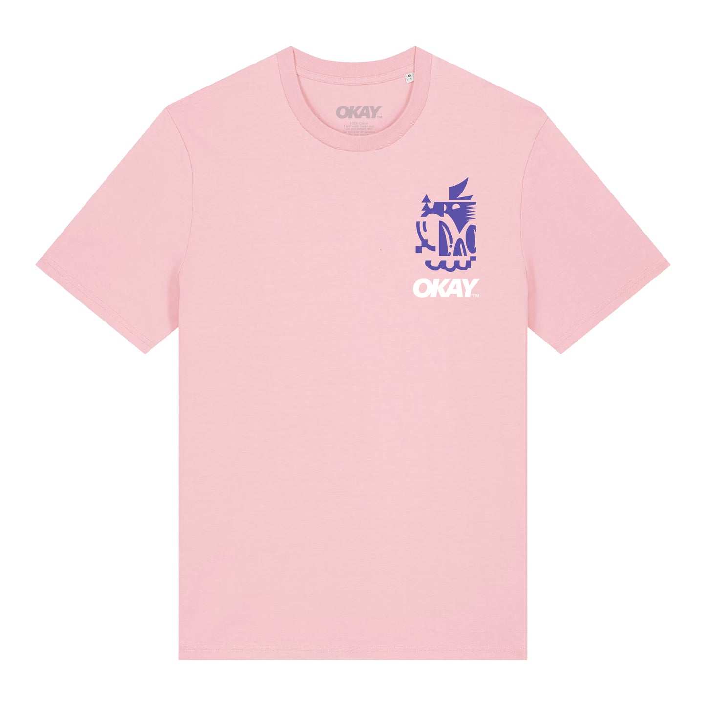 Sliced T-Shirt Cotton Pink