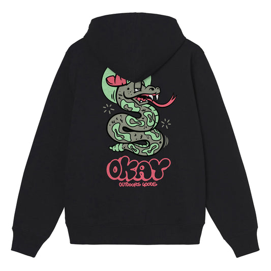 Snaked Hoodie Black