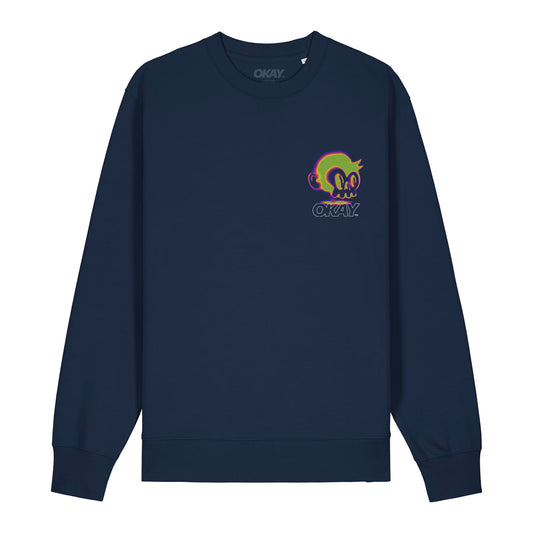 Thermal Sweatshirt Navy