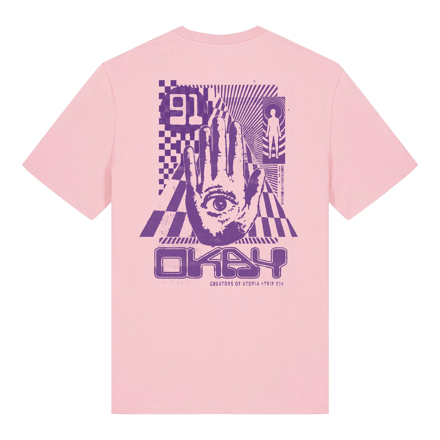 Utopia T-Shirt Cotton Pink