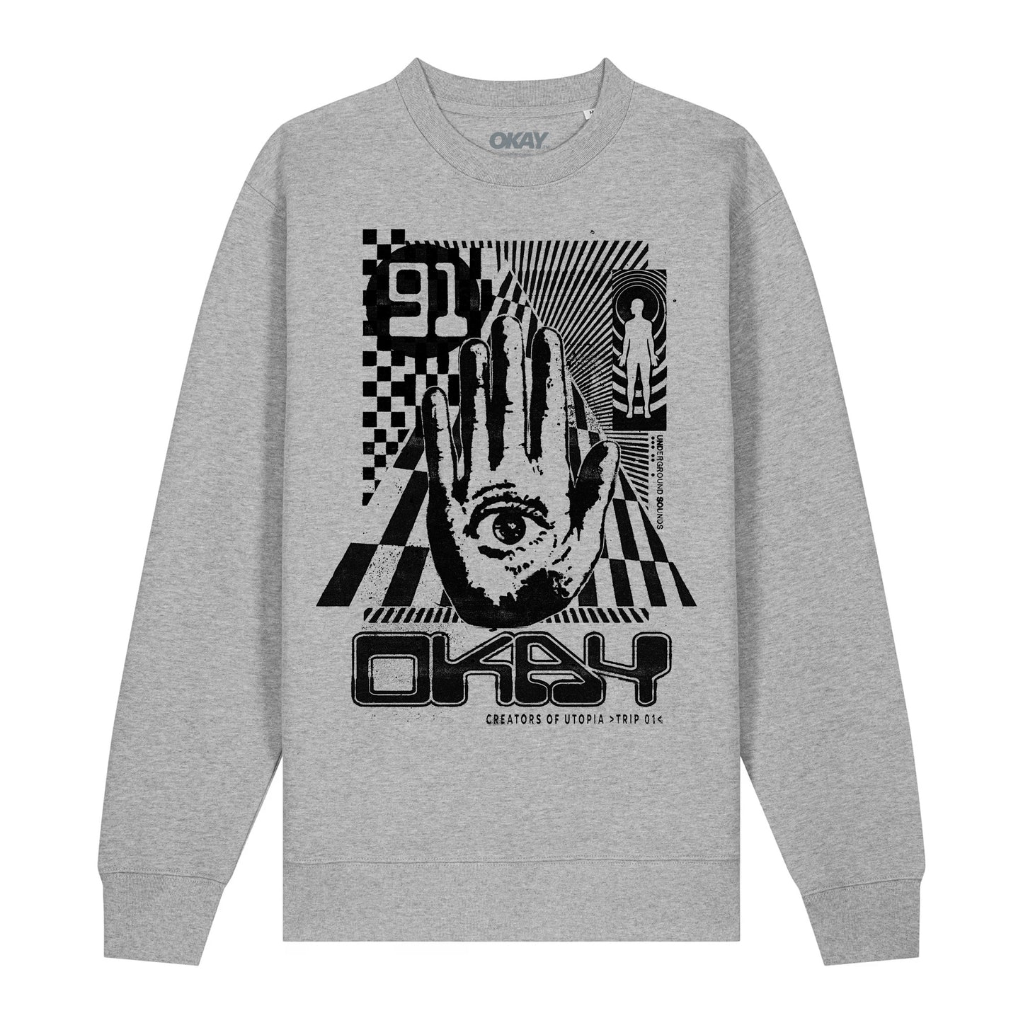 Utopia Sweatshirt Heather Grey