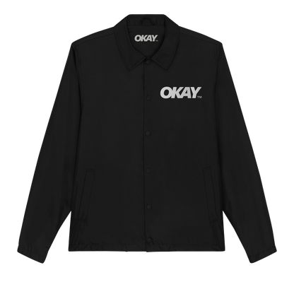 Skull Coach Jacket Black